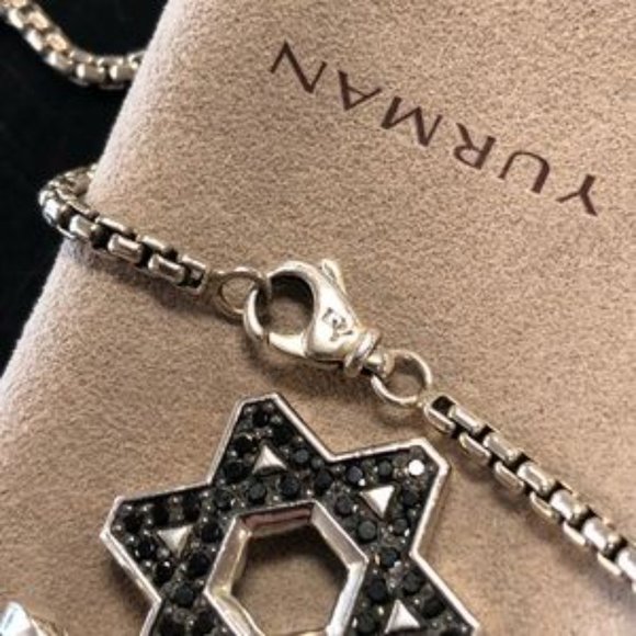 David Yurman Star of David Necklace - Picture 6 of 7